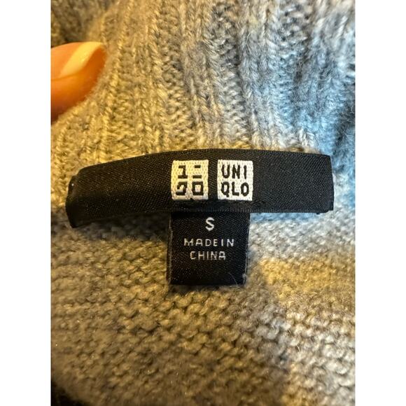 UNIGLO sweater dress with large turtleneck in gray size small - Picture 11 of 16